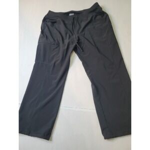 Cherokee Infinity Women XL Petite Dark Gray Scrub Pants Cargo 1123 Stretch 2217